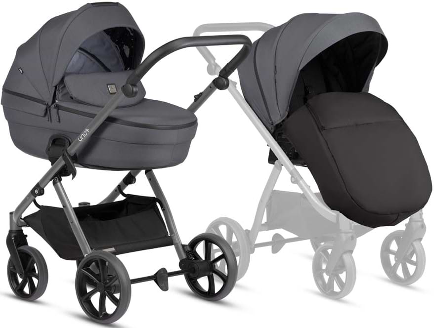 Коляска универсальная 2 в 1 Tutis Uno6 plus Essential Antracite