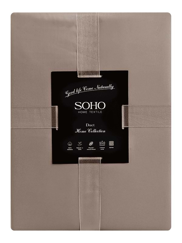 Фото - Комплект постельного белья SOHO Duet 2 шт. 150х200 Beige/Mocha