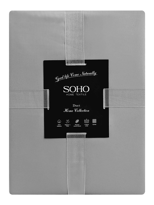 Фото - Комплект постільної білизни SOHO Duet 150х200 Grey/Graphite