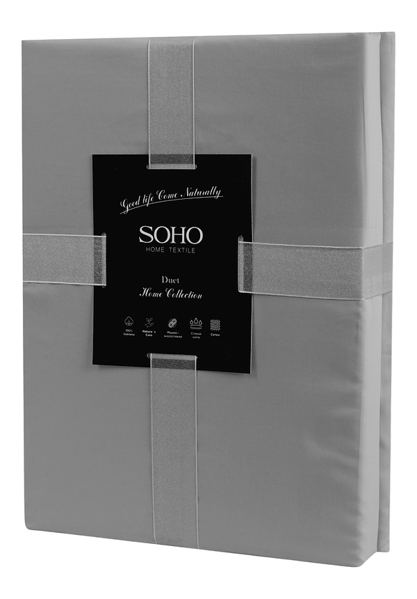 Фото - Комплект постільної білизни SOHO Duet 150х200 Grey/Graphite