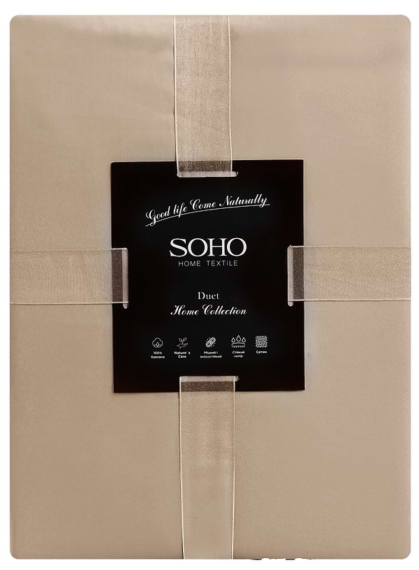 Фото - Комплект постільної білизни SOHO Duet 2 шт. 150х200 Mocha/Ivory