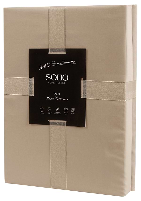 Фото - Комплект постільної білизни SOHO Duet 150х200 Mocha/Ivory