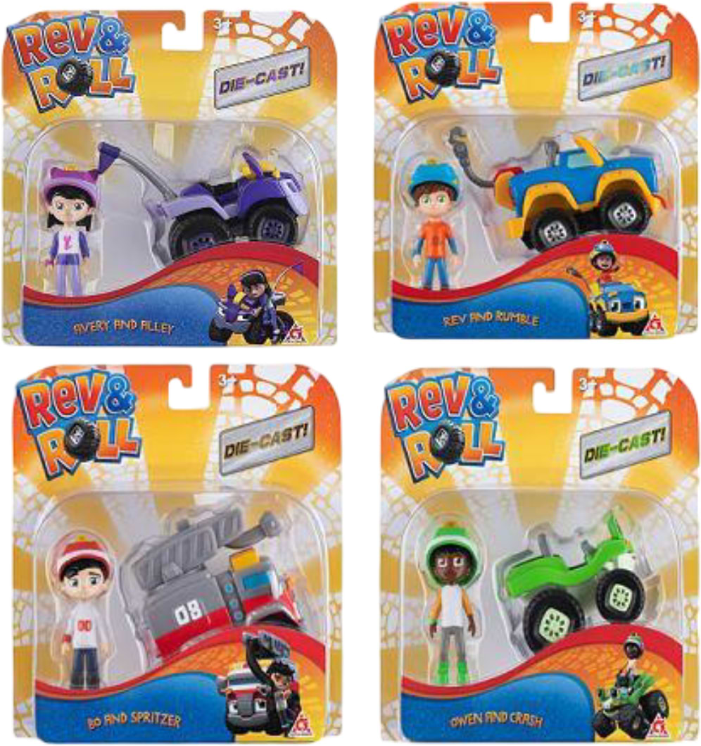 Колекційна фігурка Rev&Roll DieCast в асортименті (EU881001)