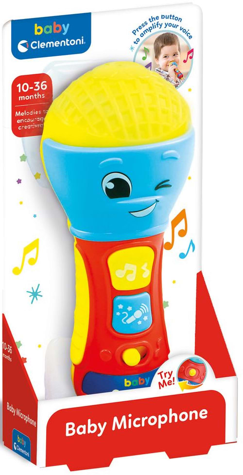 Фото - Інтерактивна іграшка Clementoni Baby Microphone (17913)