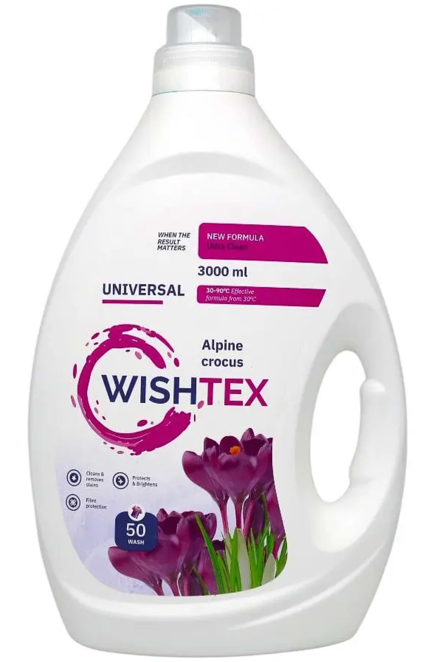 Купити Гель для прання WishTex Universal Alpine crocus 3 л 50 прань (WLGAC3000) - Фото 1 Гель для прання WishTex Universal Alpine crocus 3 л 50 прань (WLGAC3000) - Фото 1
