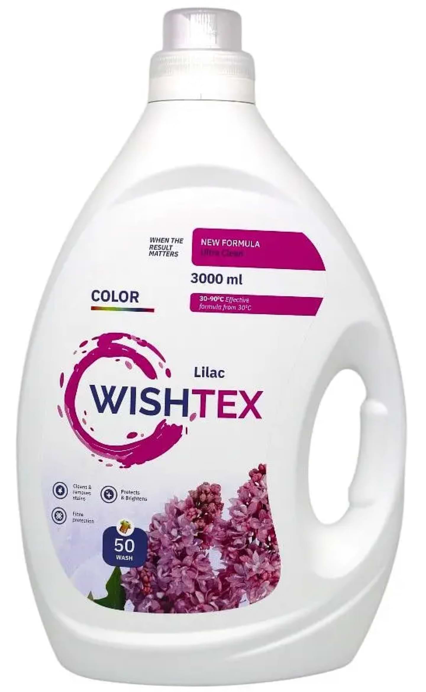 Купити Гель для прання WishTex Color Lilac 3 л 50 прання (WLGCL3000) - Фото 1 Гель для прання WishTex Color Lilac 3 л 50 прання (WLGCL3000) - Фото 1