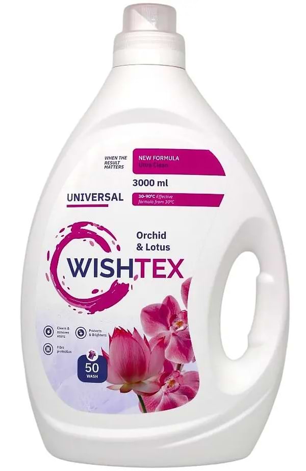 Фото - Гель для прання WishTex Universal Orchid & Lotus 3 л 50 прань (WLGOL3000)