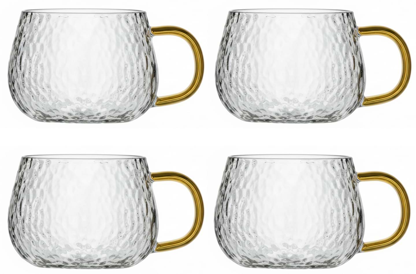 Набір чашок Ardesto Dew 350 мл 4 шт. (AR2635D) - Фото 1