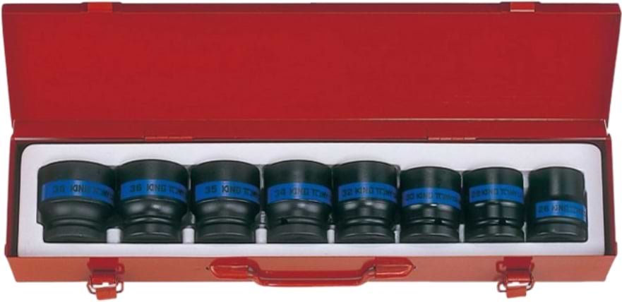 Набір торцевих голівок KING TONY 26-38 мм 8 шт. (6409MP01)