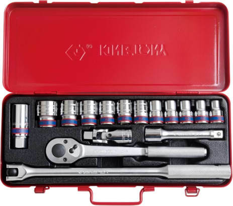 Набір торцевих голівок KING TONY 1/2" 16 шт. (4516MR)