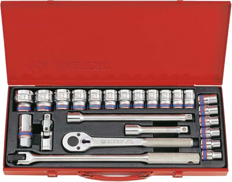 Набір торцевих голівок KING TONY 1/2" 24 шт. (4032MR)