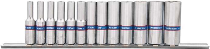 Набір торцевих голівок KING TONY 1/4" 13 шт. (2311MR)