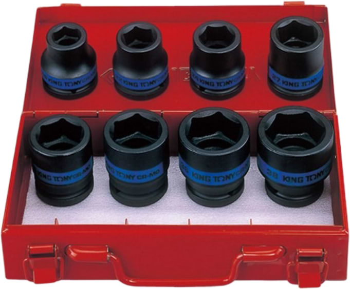Набір торцевих голівок KING TONY 3/4" 8 шт. (6408MP)