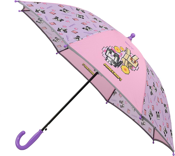 Фото - Парасолька дитяча YES Minecraft.Spring зі світловідбиваючим кантом (708488)