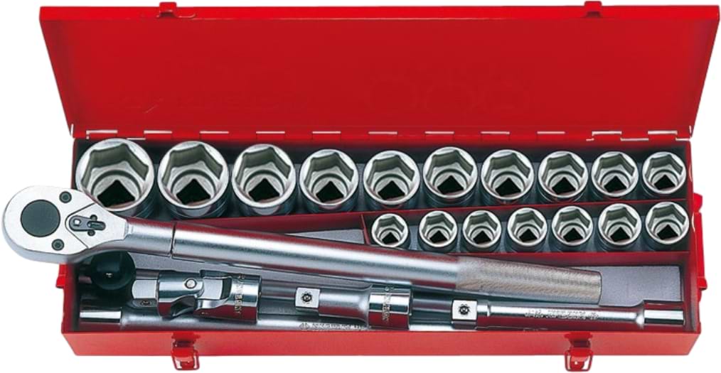 Набір торцевих голівок KING TONY 3/4" 23 шт. (P406323MR)