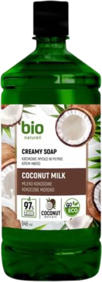 Рідке мило для рук Bio Naturell 946 мл кокосове молоко (4820168434532)