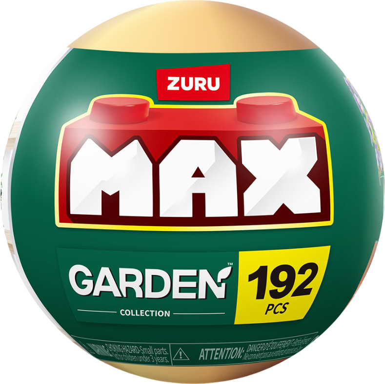Пластиковий конструктор ZURU в капсулі MAX S1 – САДОВІ РОСЛИНИ В ГОРЩИКАХ в асортименті (83183GQ1)