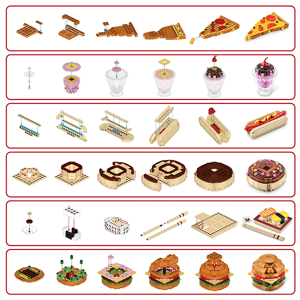 Фото - Пластиковый конструктор ZURU в капсуле MAX S1 – ВКУСНЯШКИ в ассортименте (83186GQ1)