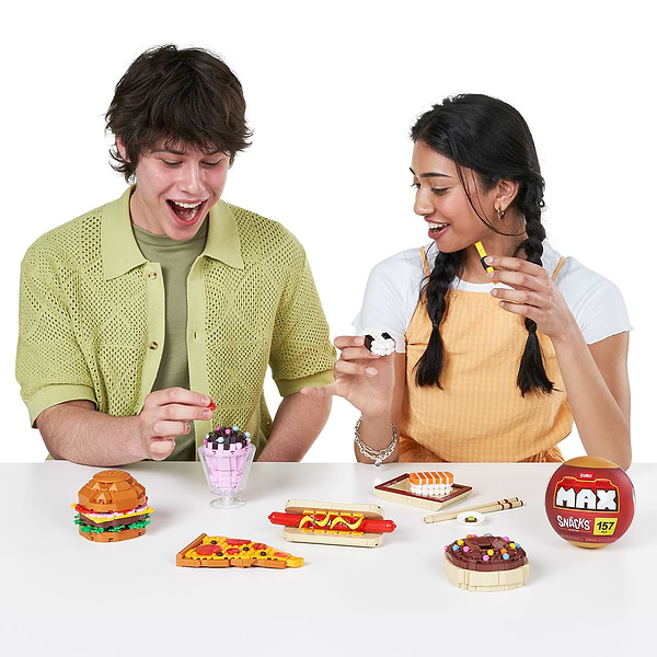 Фото - Пластиковый конструктор ZURU в капсуле MAX S1 – ВКУСНЯШКИ в ассортименте (83186GQ1)