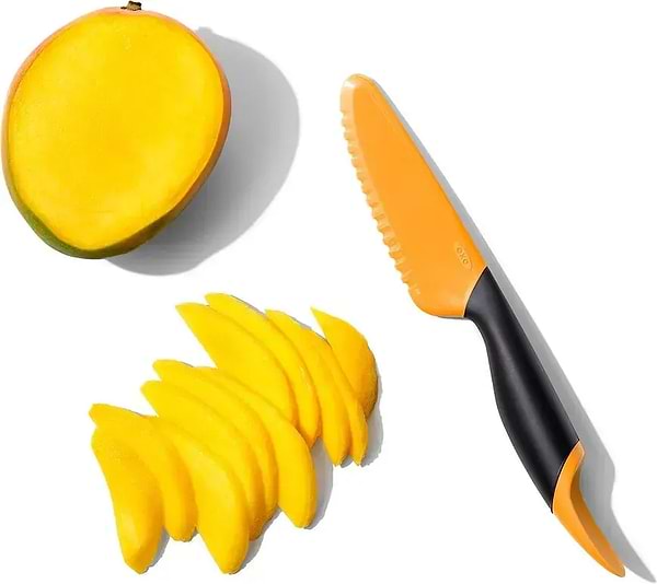 Фото - Ніж кухонний OXO для манго Оранжевый (11305600)