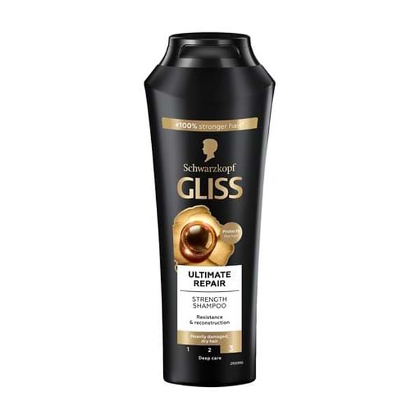 Фото - Уцінка - Подарунковий набір для догляду за волоссям Schwarzkopf Prof. Gliss Kur Ultimate repair. Шампунь 250 мл + Кондіционер 200 мл