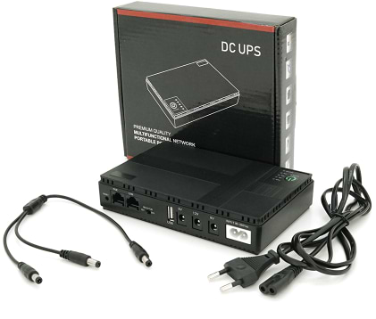 Фото - Источник бесперебойного питания Merlion 18W 10400mAh Black (DC1018P)