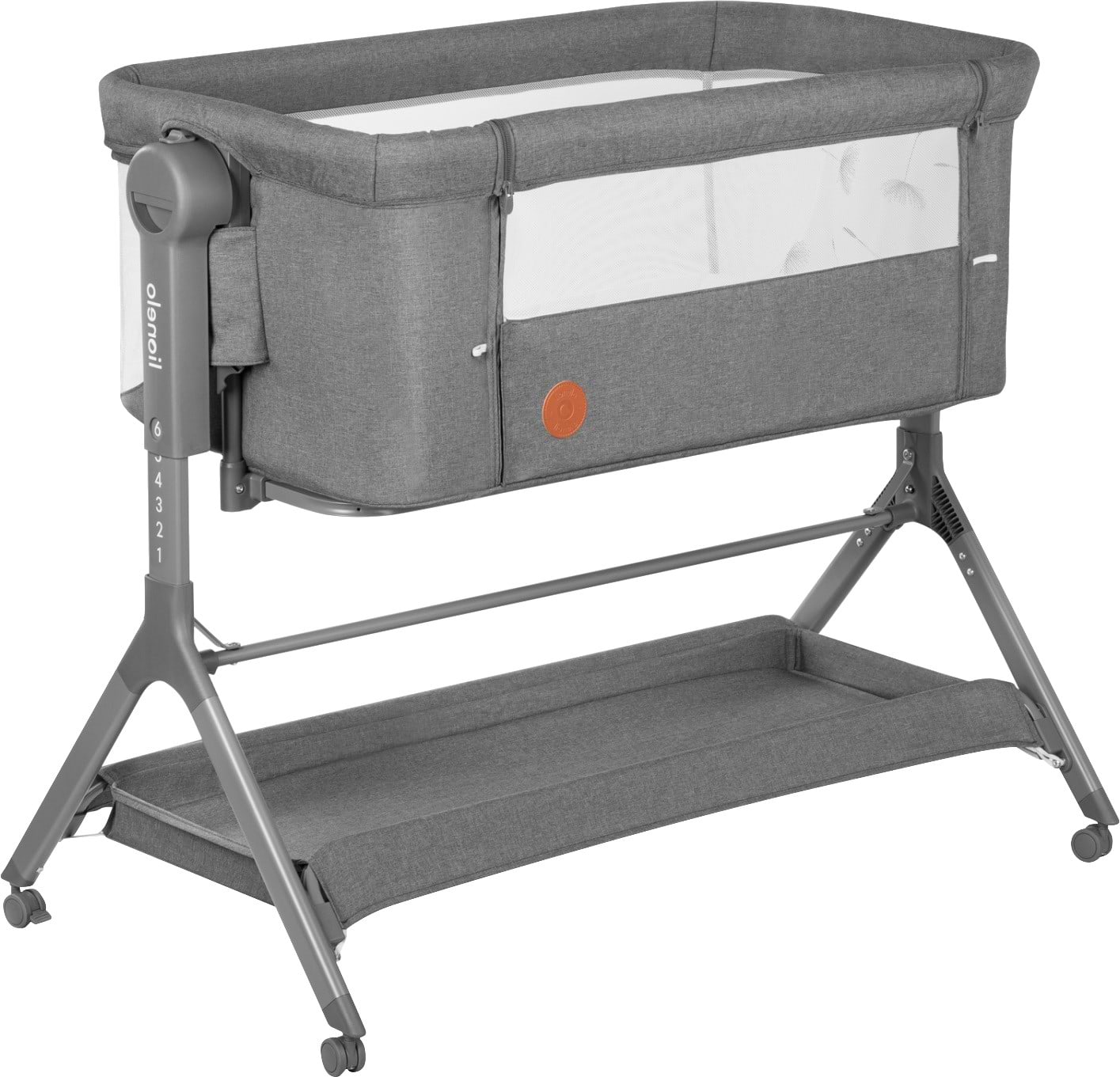 Кроватка детская прямоугольная Lionelo Leonie Plus Grey Stone