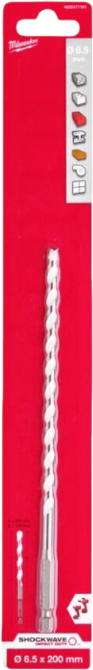 Свердло Milwaukee ShW HEX 6,5x200х140мм (4932471101)