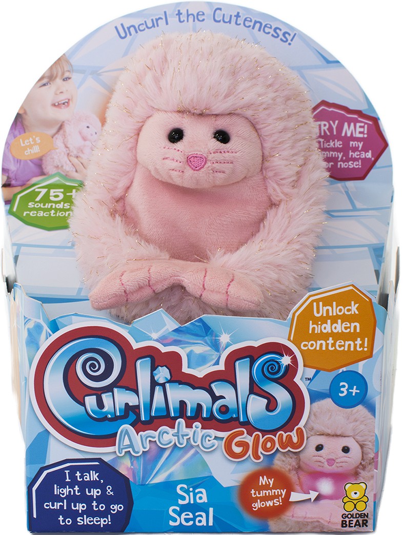 Фото - Интерактивная игрушка Curlimals серии «Arctic Glow» - МОРСКОЙ КОТИК СИА (3726)