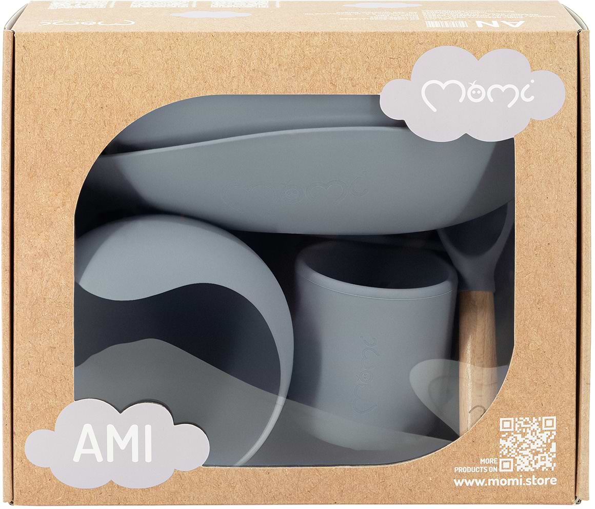 Набір дитячий MoMi AMI Gray