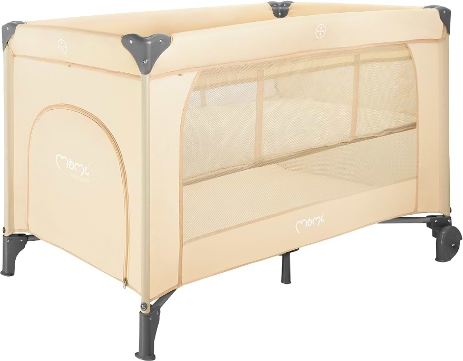 Манеж классический MoMi BELOVE PLUS Beige