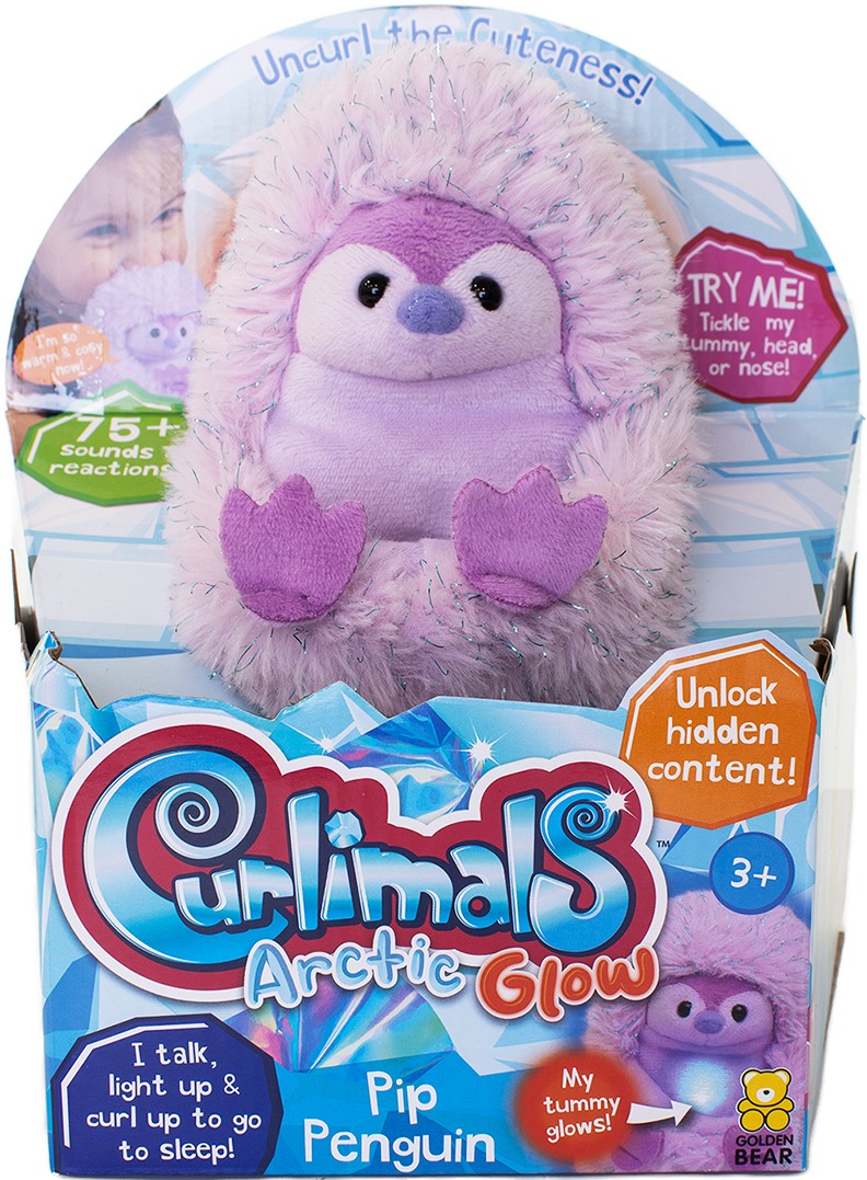 Фото - Интерактивная игрушка Curlimals серии «Arctic Glow» - ПИНГВИН ПИП (3728)