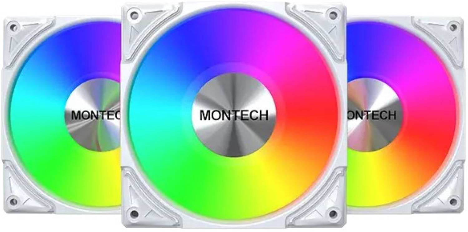 Корпусный вентилятор Montech METALPRO12 ARGB 3PACK (W)