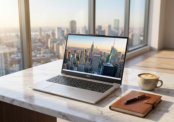 Фото - Уценка - Ноутбук Acer Aspire Lite AL15-45P (NX.DLQEU.001) Silver