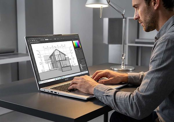 Фото - Уценка - Ноутбук Acer Aspire Lite AL15-45P (NX.DLQEU.001) Silver