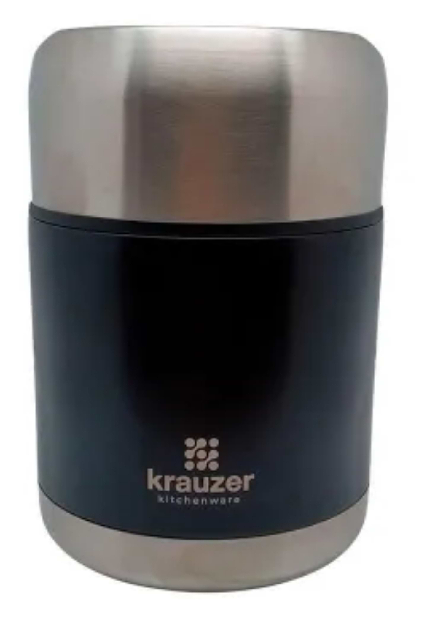 Термос для продуктів Krauzer 750 мл чорний (87-750MATTE BLACK)