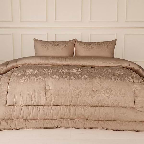 Фото - Одеяло зимнее двуспальное евро MirSon 200x220 см Шелковое Silk Kapok №1517 Ferrero Gold (2200011170060)