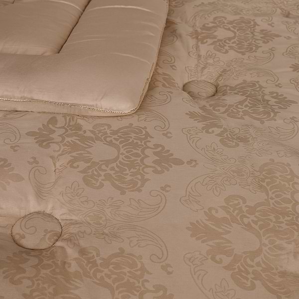 Фото - Одеяло зимнее двуспальное евро MirSon 200x220 см Шелковое Silk Kapok №1517 Ferrero Gold (2200011170060)