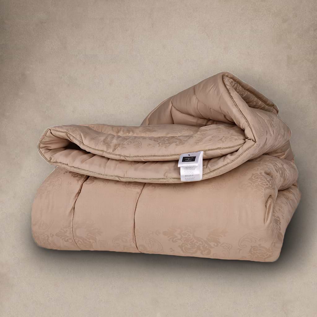 Фото - Ковдра зимова двоспальна євро MirSon 200x220 см Бамбукове №1571 Ferrero Gold (2200011174389)