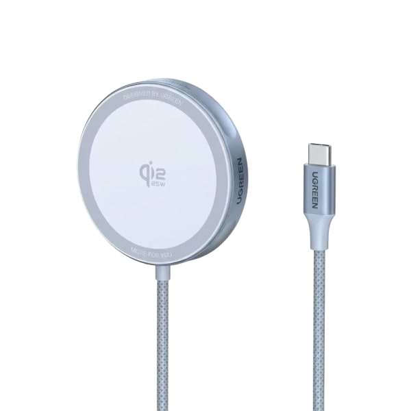 Беспроводное зарядное устройство UGREEN W753 25W Magnetic Wireless Charger Starlight Blue (55959)