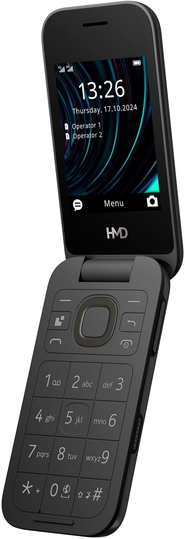 Фото - Мобильный телефон HMD 2660 4G Flip DS Black