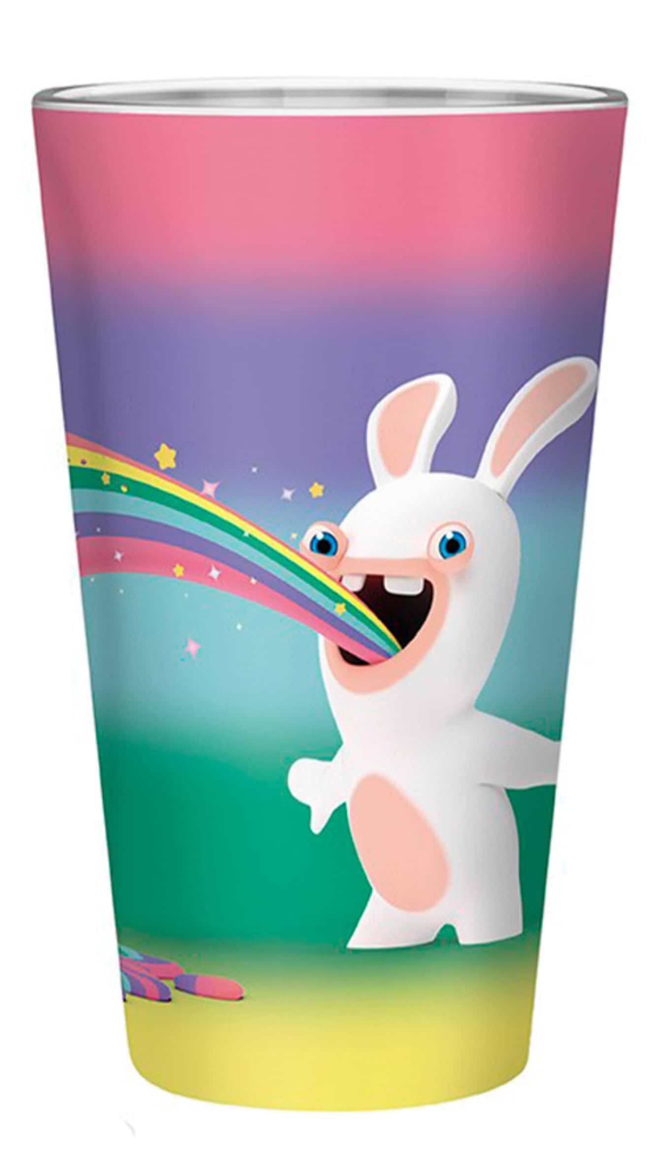 Склянка ABYstyle LAPIN CRETINS Rainbow Rabbids 400 мл (ABYVER178)