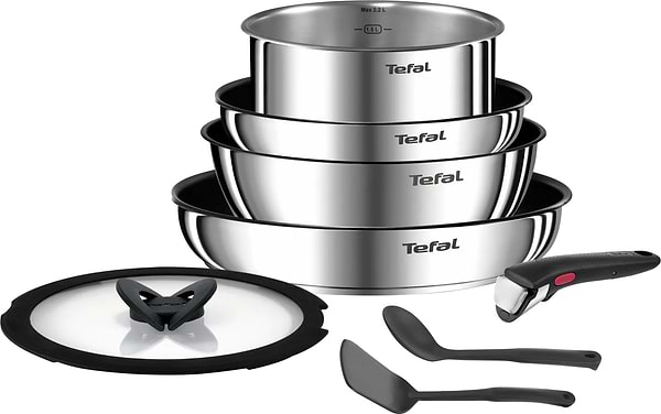 Фото - Набір посуду зі знімною ручкою Tefal L8979804 Ingenio Emotion 8 пр