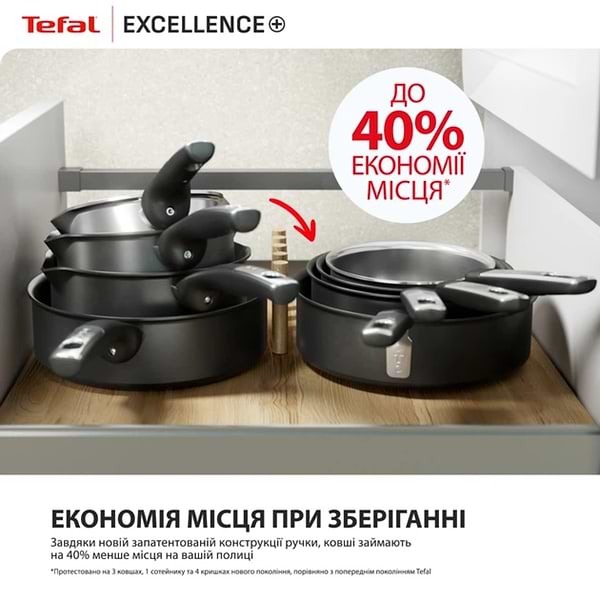 Фото - Ківш Tefal G3282453 Excellence+ 20 см (2,7 л)