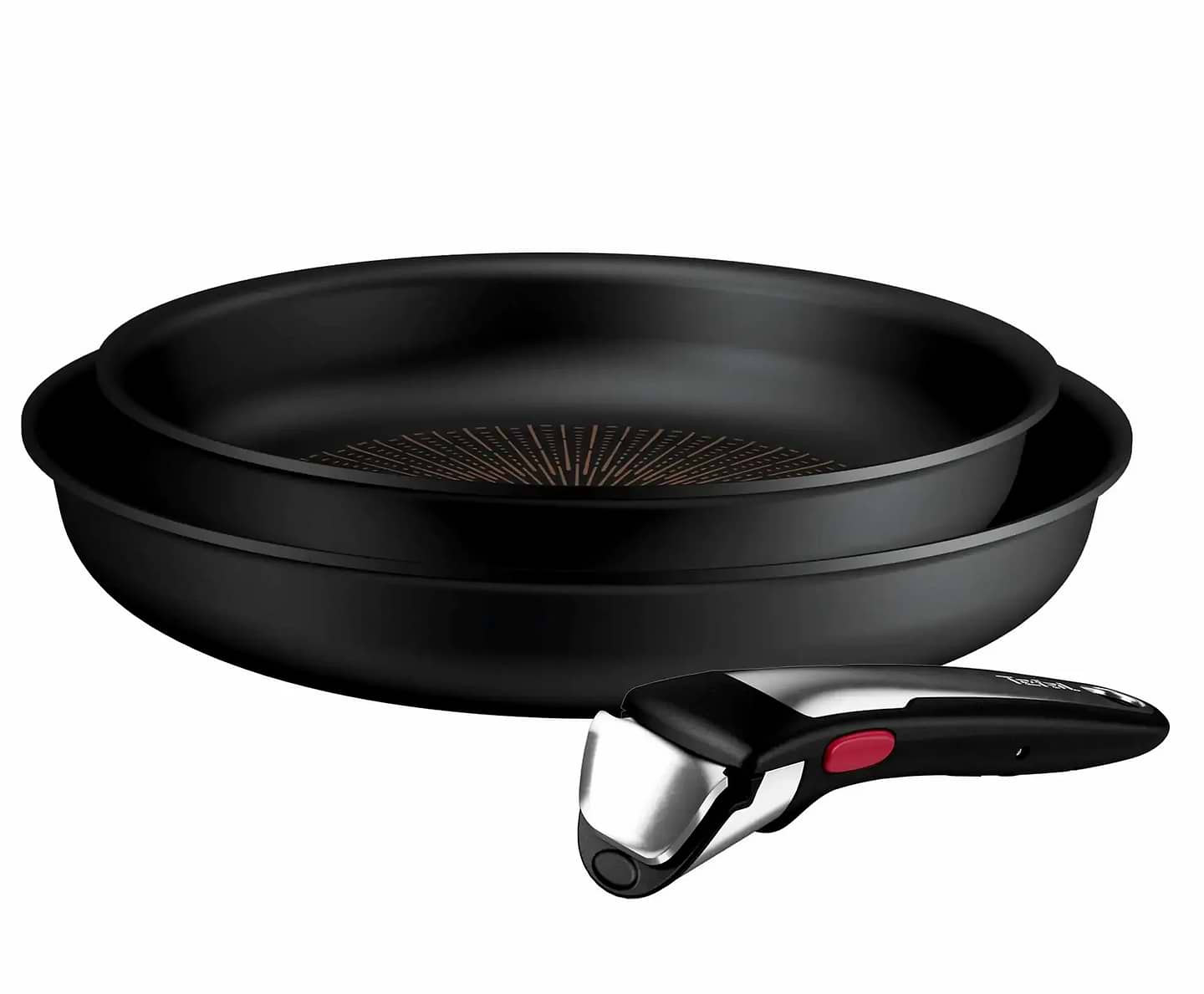 Набір сковорід зі знімною ручкою Tefal P0009553 Ingenio Exсellence+ 3 пр (24/28 см + знімна ручка)