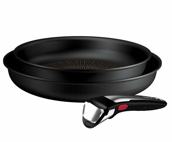 Фото - Набор сковород со съемной ручкой Tefal P0009553 Ingenio Exсellence+ 3 пр. (24/28 см + съемная ручка)