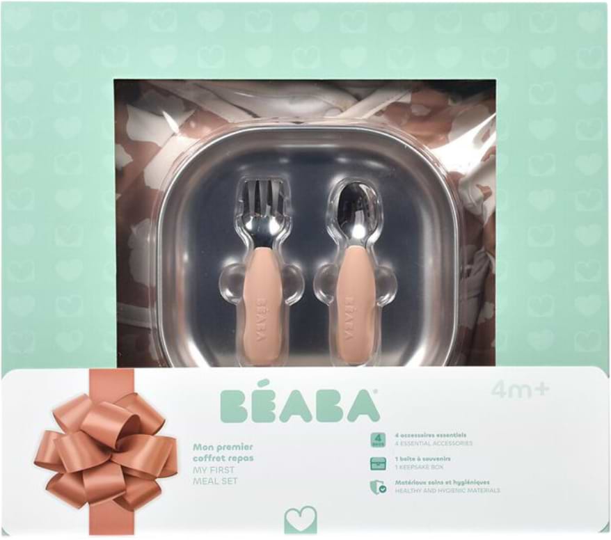 Набір дитячий 3 пр. Beaba Savannah Bloom 4+ Pink (913638)