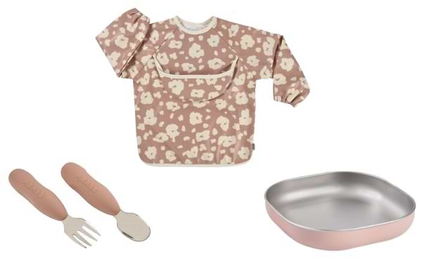 Фото - Набір дитячий 3 пр. Beaba Savannah Bloom 4+ Pink (913638)