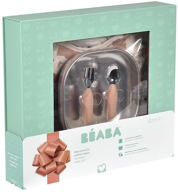 Фото - Набір дитячий 3 пр. Beaba Savannah Bloom 4+ Pink (913638)