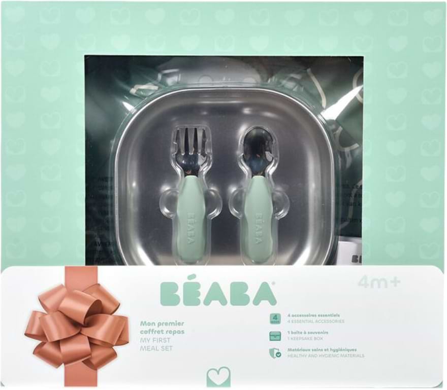 Набор детский 3 пр. Beaba Sage Green 4+ Green (913639)